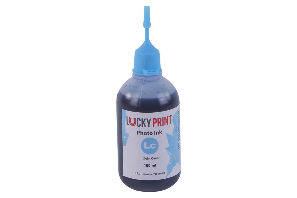 изображение Фото-чорнило Фото-чорнило для Epson L800, L805, L810, L850, L1800 Lucky PrintLucky Print Light Cyan (100 ml)